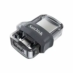 فلش مموری سن دیسک Ultra Dual Drive M3.0 ظرفیت ۱۲۸ گیگابایت