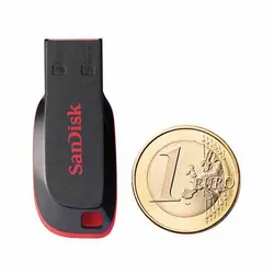 فلش مموری سن دیسک مدل CRUZER BLADE USB FLASH DRIVE ظرفیت 32 گیگابایت
