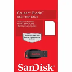فلش مموری سن دیسک مدل CRUZER BLADE USB FLASH DRIVE ظرفیت 32 گیگابایت