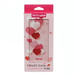 شارژر همراه تسکو مدل TP 836 ظرفیت 10000 میلی آمپر ساعت