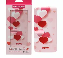 شارژر همراه تسکو مدل TP 836 ظرفیت 10000 میلی آمپر ساعت