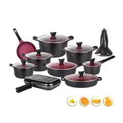 سرویس قابلمه گرانیتی 30 پارچه کاندید مدل اوشن