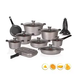 سرویس قابلمه گرانیتی 30 پارچه کاندید مدل اوشن