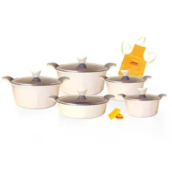 سرویس قابلمه بایو گرانیت 10 پارچه کاندید مدل اسکار