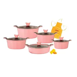 سرویس قابلمه بایو گرانیت 10 پارچه کاندید مدل اسکار