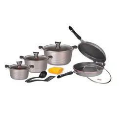 سرویس قابلمه گرانیتی 10 پارچه کاندید مدل اوشن