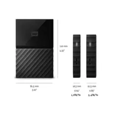 هارددیسک اکسترنال وسترن دیجیتال مدل My Passport WDBS4B0020B ظرفیت 2 ترابایت