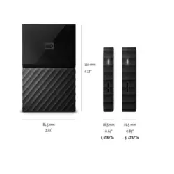 هارددیسک اکسترنال وسترن دیجیتال مدل My Passport WDBS4B0020B ظرفیت 2 ترابایت