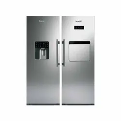 یخچال فریزر دوقلو الکترواستیل مدل ES23 تیتانیوم بایخساز اتوماتیک و درب بار