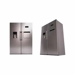 یخچال فریزر دوقلو الکترواستیل مدل ES23 تیتانیوم بایخساز اتوماتیک و درب بار