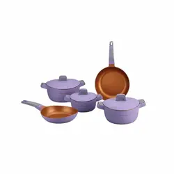 سرويس قابلمه 8 پارچه مستر مدل مالاگا بنفش