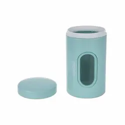 قوطی حبوبات پنجره دار بسته 2 عددی سام ست