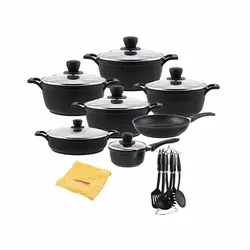 سرویس قابلمه بایو گرانیتی ۲۱ پارچه کاندید مدل Florence