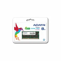 حافظه‌ی رم لپ تاپی ADATA مدل Premier DDR3 1600 با ظرفیت 8 گیگابایت