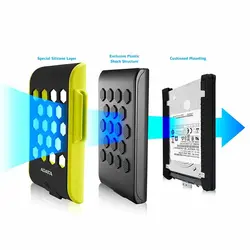 هارددیسک اکسترنال ADATA مدل HD720 ظرفیت ۲ ترابایت