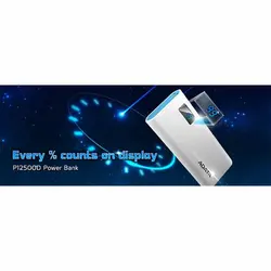 پاوربانک ای ديتا مدل P12500D ظرفيت 12500 ميلی آمپر ساعت