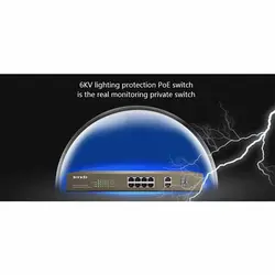 سوئیچ با قابلیت مدیریت POE تندا مدل TEF1210P