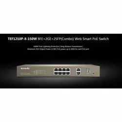 سوئیچ با قابلیت مدیریت POE تندا مدل TEF1210P