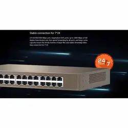 سوئیچ پرسرعت ۲۴پورت تندا مدل TEG1024D