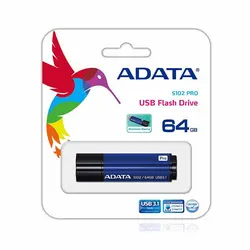 فلش مموری ADATA مدل S102 Pro ظرفیت ۶۴ گیگابایت
