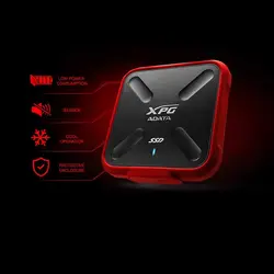 حافظه اس اس دی اکسترنال ADATA مدل SD700X ظرفیت ۲۵۶ گیگابایت