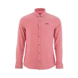 خرید آنلاین پیراهن تترون مردانه آستین بلند کرم‎-صورتی هجرت | فروشگاه اینترنتی Radek - لذت خرید آنلاین