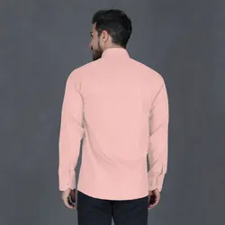خرید آنلاین پیراهن آستین بلند مردانه یزدباف میله ای پهن سفید-صورتی مدل fld_yzd_W3P3_2 | فروشگاه اینترنتی Radek - لذت خرید آنلاین