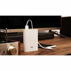 پاور بانک و مودم همراه ۴G شیاومی مدل Xiaomi ZMI MF855 با ظرفیت ۷۸۰۰mAh