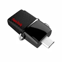 فلش مموری سن دیسک مدل Ultra Dual USB /B DRIVE 3.0 ظرفیت ۳۲ گیگابایت
