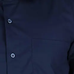 پیراهن تترون مردانه آستین بلند سرمه ای تیره هجرت - خرید آنلاین | فروشگاه اینترنتی Radek