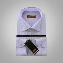 خرید آنلاین پیراهن چهارخانه تترون مردانه آستین بلند یاسی صورتی هجرت مدل fld_hjt_YSP_SQ | فروشگاه اینترنتی Radek - لذت خرید آنلاین