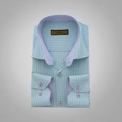 خرید آنلاین پیراهن آستین بلند مردانه یزدباف میله ای پهن سفید-صورتی مدل fld_yzd_W3P3_2 | فروشگاه اینترنتی Radek - لذت خرید آنلاین