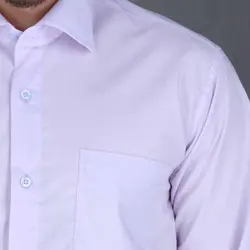 خرید آنلاین پیراهن تترون مردانه آستین بلند یاسی پررنگ هجرت| فروشگاه اینترنتی Radek - لذت خرید آنلاین