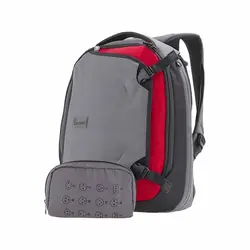 خرید آنلاین فریزر کوله پشتی لپ تاپ کرامپلر مدل (طوسی/قرمز) - Dry Red NO.5 با کد DR5002-X06150 | فروشگاه اینترنتی Radek - لذت خرید آنلاین