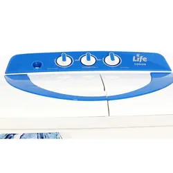 ماشین لباسشویی 2 قلوی لایف ظرفیت 10کیلوگرم