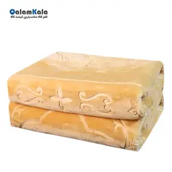 پتو تک نفره نرمینه نرمین طلایی - بهترین قیمت کالا