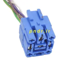 سوکت رله پژو آبی مربعی 9 فیش