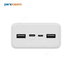 پاوربانک شیائومی PB3018ZM ظرفیت 30000 میلی آمپر ساعت