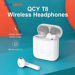 قیمت و خرید هندزفری بلوتوث دوگوش کیو سی وای QCY T8 TWS Earphones - پارس شیائومی