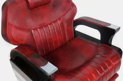 صندلی میکاپ جکی لوتوس دسته طرح چوب روکش باله دار