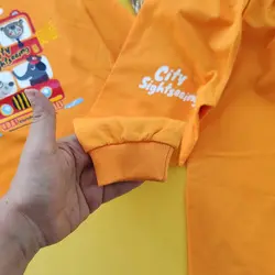 مشخصات، قیمت و خریدست بلوز و شلوار بچگانه طرح اتوبوس حیوانات شناسه 14023 | پی کی مد