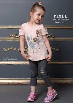 تی شرت و ساپورت دخترانه طرح بادکنک پولک دوزی شناسه 10057