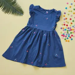 سارافون دخترانه طرح اشکال شناسه 10361