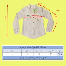 شومیز حریر دخترانه طرح  آویز گردنبند شناسه  10979