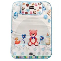 زیرانداز بالش دار تعویض نوزاد و کودک chicoo baby طرح خرس و اردک