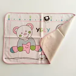 زیرانداز تعویض نوزاد و کودک BABE CARE طرح خرس کد 01