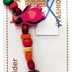 بند پستانک نوزاد و کودک luxury baby طرح سنجاقک پنگوئن و خرگوش کد 11222