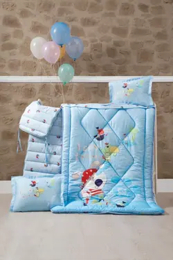 سرویس روتختی نوزادی 8 تکه برند Luoca Patisca مدل island