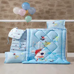 سرویس روتختی نوزادی 8 تکه برند Luoca Patisca مدل island