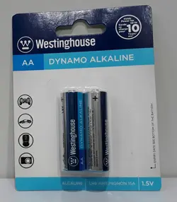 باتری قلمی 1.5 ولتی Westinghouse AA آلکالاین کارتی دو تایی